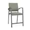 Lesro Newport Hip Chair Metal Frame, Charcoal, OH Eucalyptus Upholstery NP1161 - alternate 1